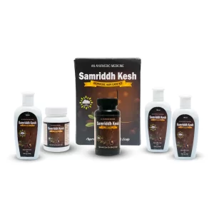 "Samriddh Kesh Ayurvedic Hair Care Kit – Natural Solution for Hair Fall and Scalp Health by Aspadam"